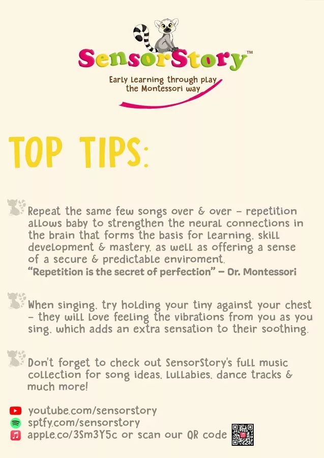Tips for singing with newborns